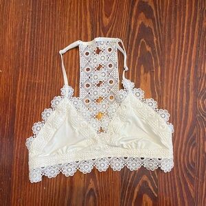 Aerie bralette size medium white